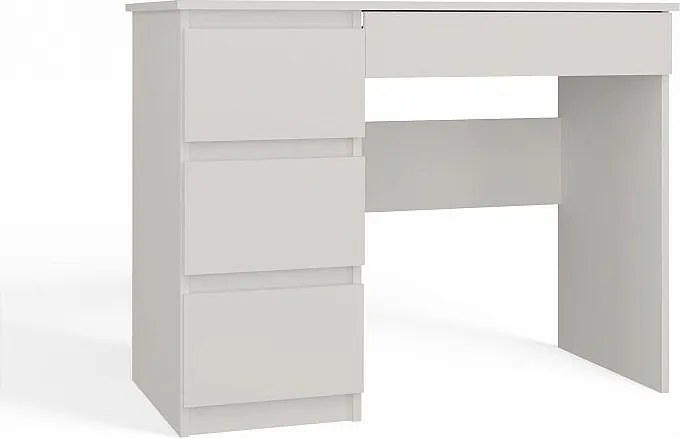 Biurko Mijas Lewe | Białe |  4 Szuflady | 98x51x76 cm | Do Pokoju/Biura