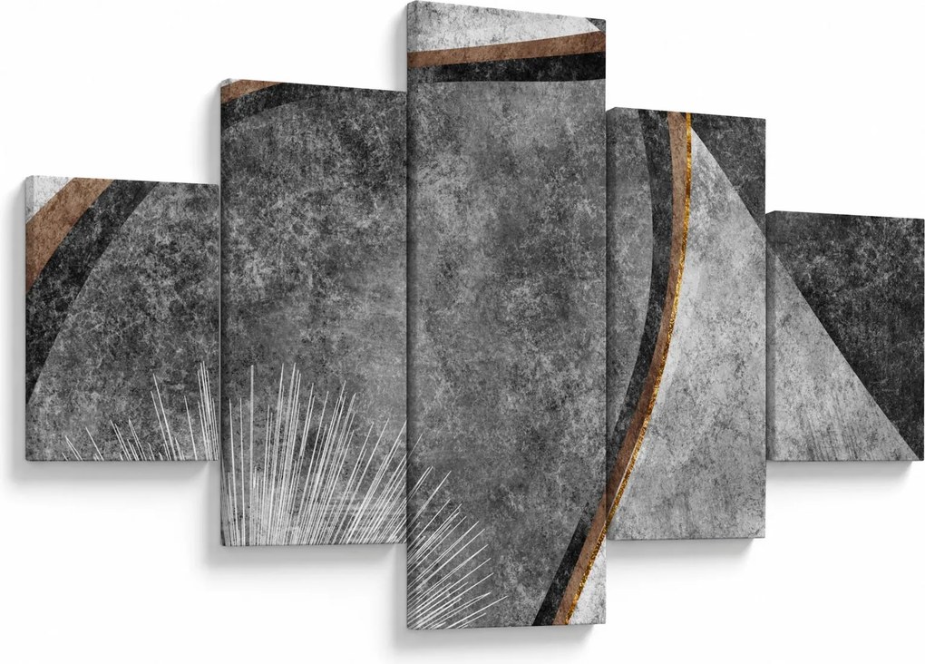 Obraz - Abstrakcja w betonie (125x70 cm)