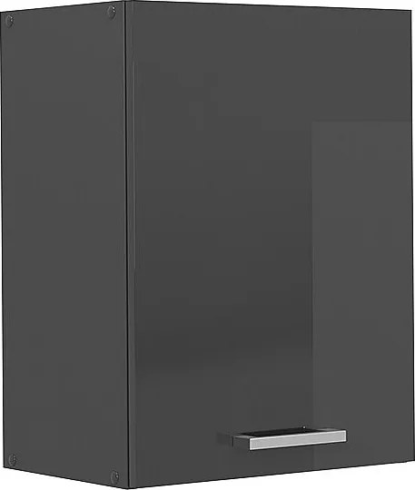 Szafka ścienna antracyt wysoki połysk 45x31x60 r-line