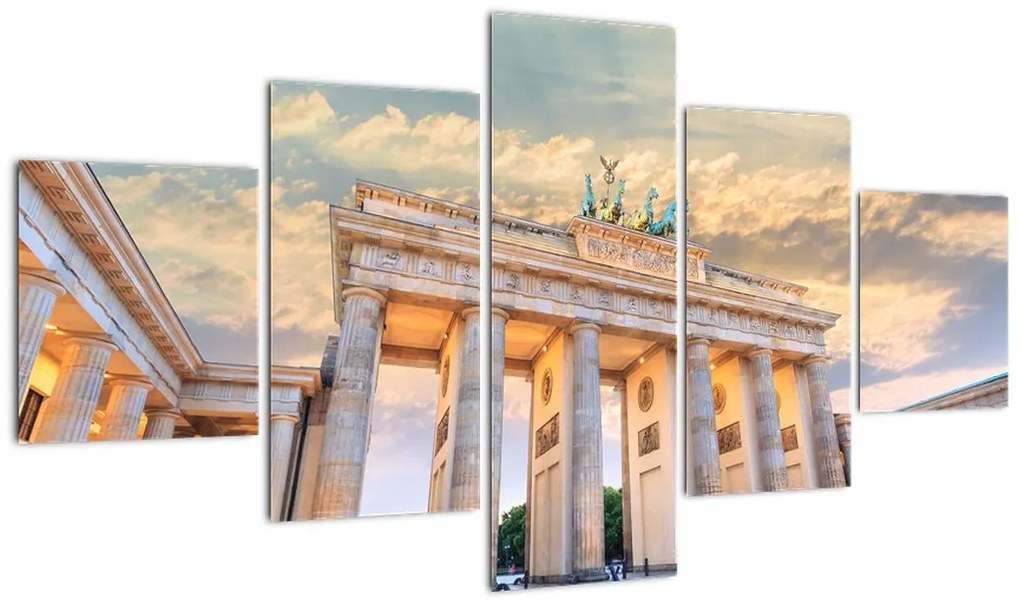 Obraz - Brama Brandenburska, Berlin, Niemcy (125x70 cm)