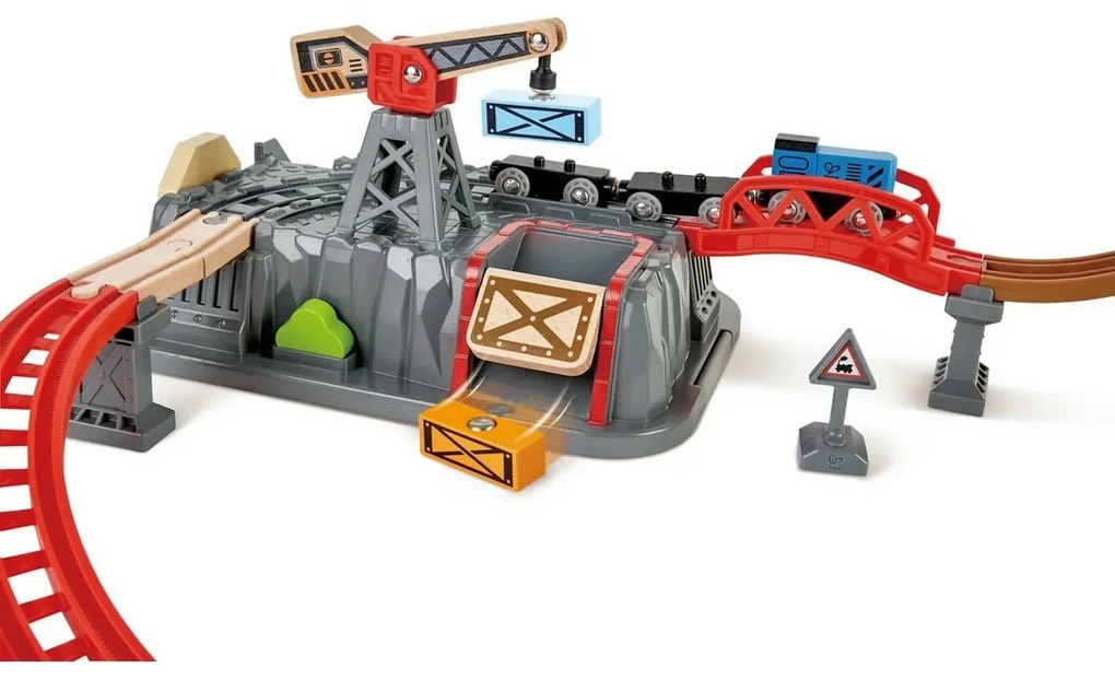 Hape Tor kolejowy z pudełkiem do zabawy