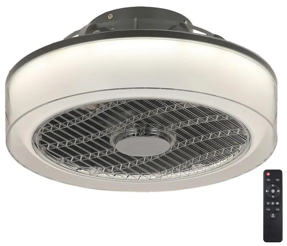 Rabalux - LED Ściemniana lampa sufitowa z wentylatorem LED/30W/230V + pilot