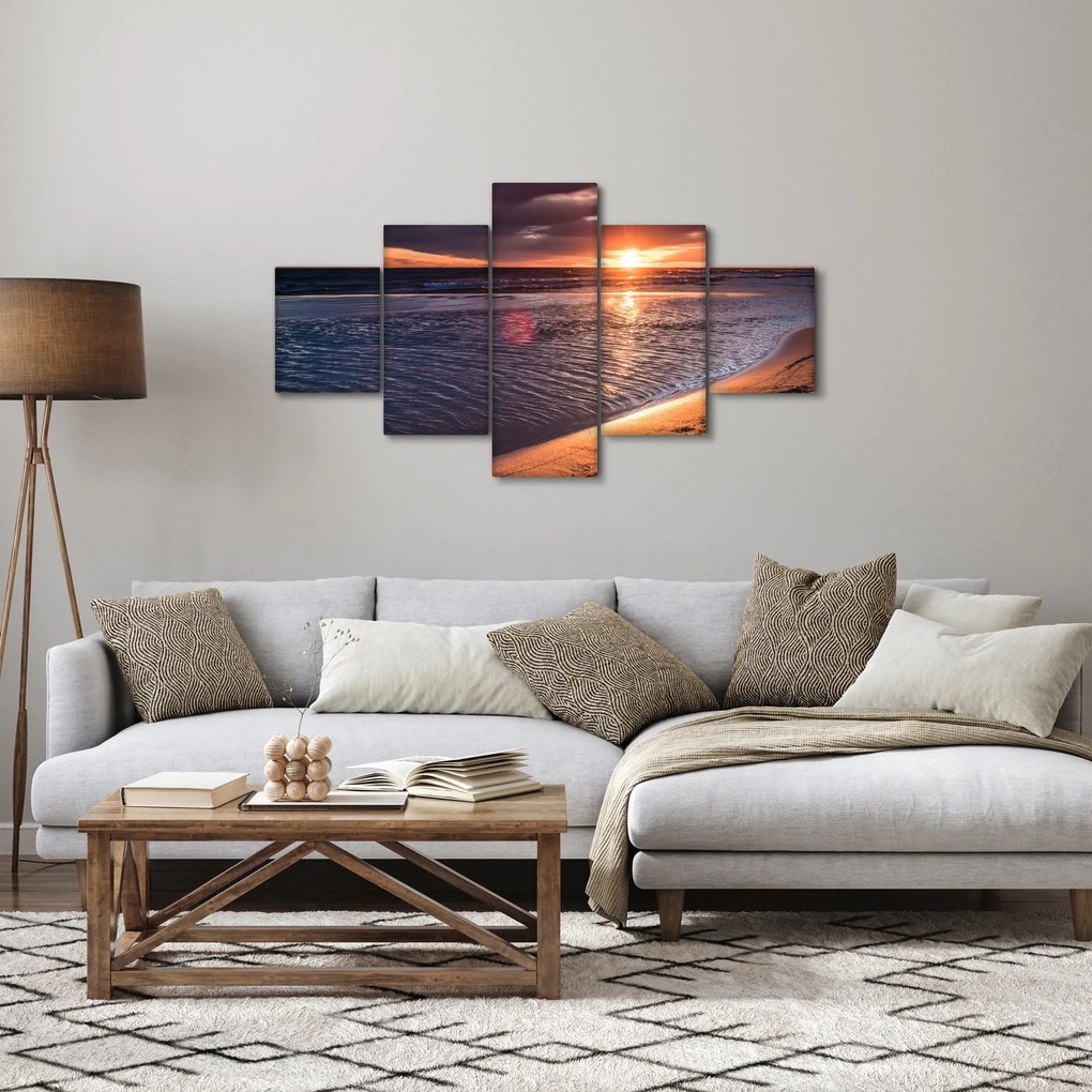 Obraz zachodu słońca (125x70 cm)