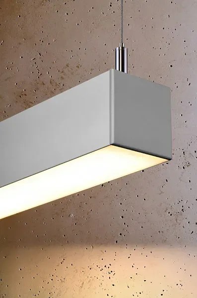 Srebrna lampa wisząca LED nad stół 3000 K - EX615-Pini