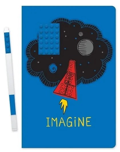 Zestaw notatnika i długopisu LEGO® Imagine