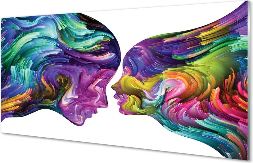 Panel nad Blat Kuchenny Ludzie w Kolorowych Mazach