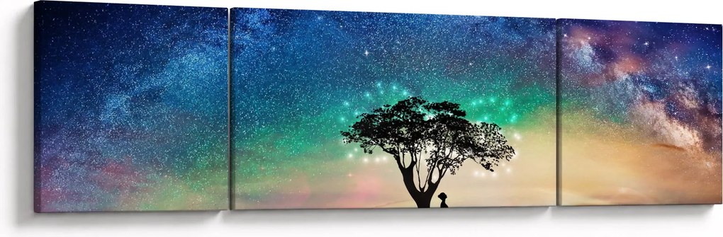 Obraz - Odpoczynek pod gwiazdami (170x50 cm)