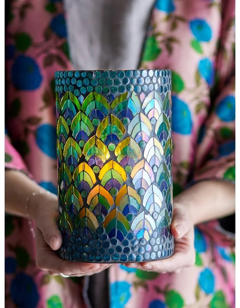 Szklany świecznik na świeczkę typu tealight Kali – Bloomingville