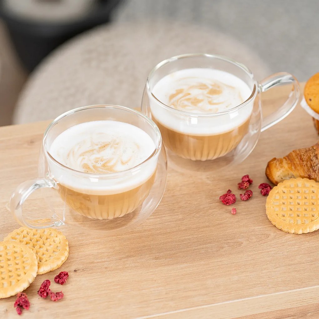 4Home Szklanka termiczna do cappuccino Hot&Cool 270 ml, 2 szt.