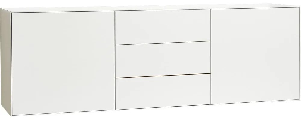 Biała niska komoda 180x59 cm Edge by Hammel – Hammel Furniture