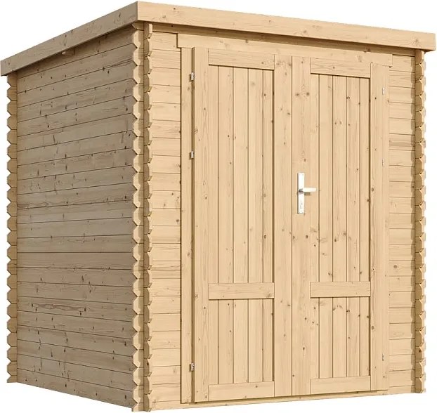 Drewniany domek ogrodowy - 3.53 m² / 204x204xH200 cm - M309F1