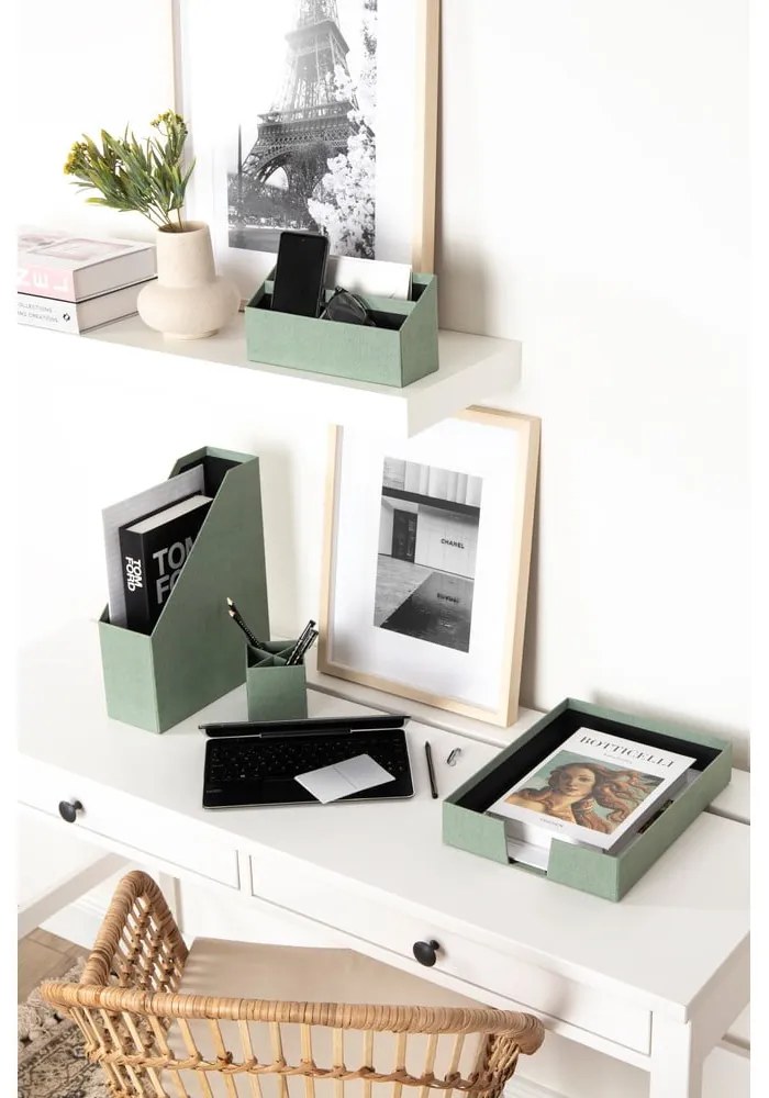 Kartonowe organizery zestaw 4 szt. Hugo Canvas Paper Laminate – Bigso