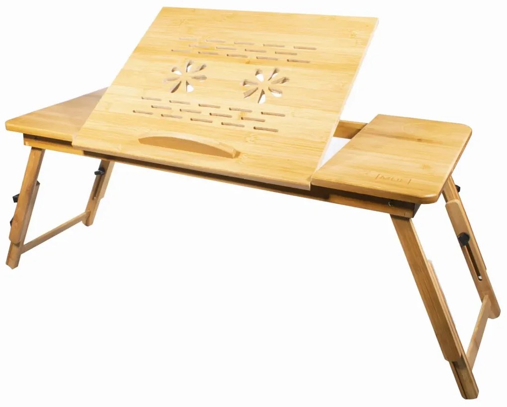 Bambusowy składany stolik pod laptopa - Lavon