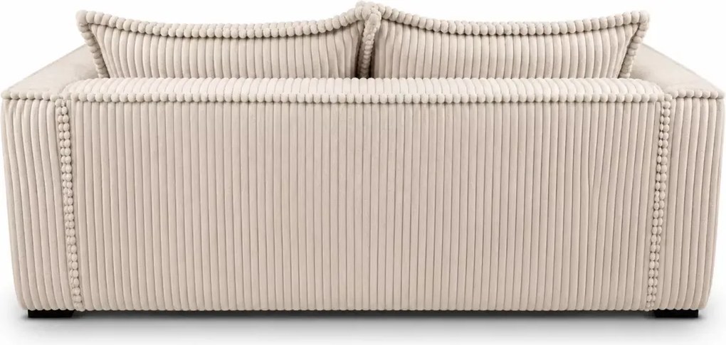 Sofa dwuosobowa Valico z tapicerowanym tyłem