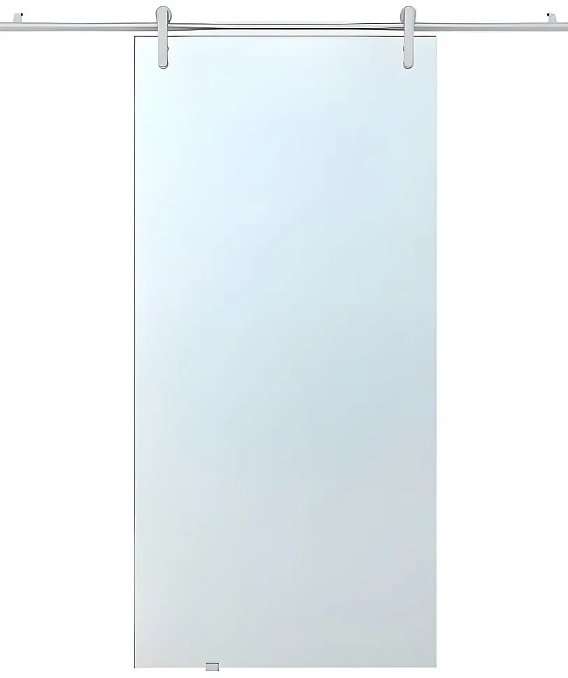 Naścienne drzwi przesuwne CLEAVER — 205 × 93 cm (wys. × szer.) — szkło hartowane