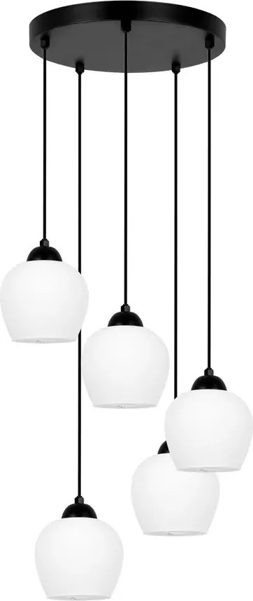 Lampa wisząca z kloszami biała Z1-L65