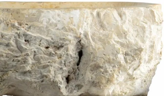 DIVERO Umywalka nablatowa z naturalnego kamienia Tortona