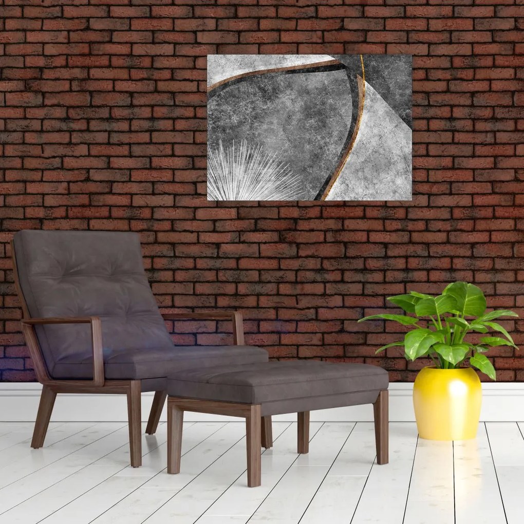 Obraz - Abstrakcja w betonie (70x50 cm)