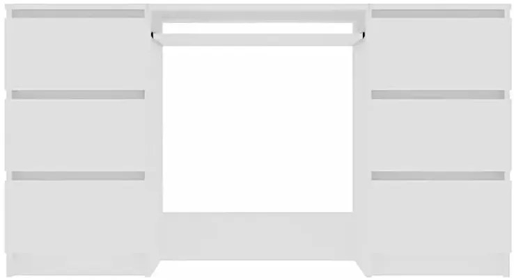 Minimalistyczne biurko białe Z7-K07