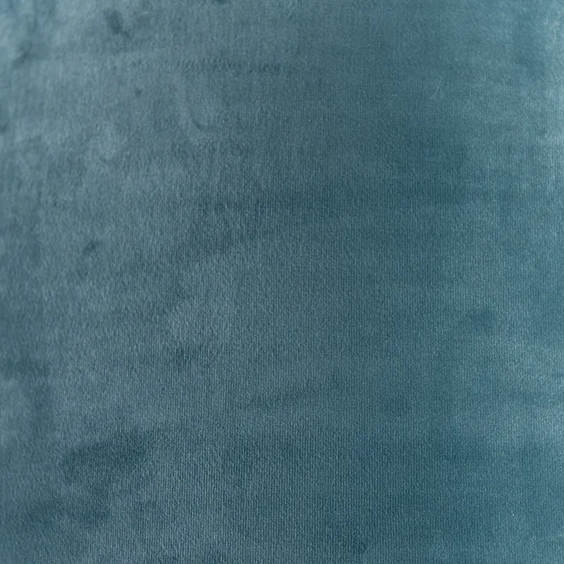 Aksamitny abażur niebieski 50/50/25 ze złotym wnętrzem