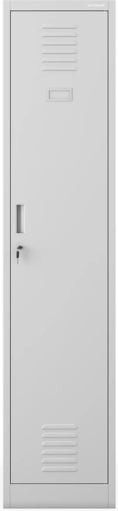 Szafka pracownicza metalowa szara: KACPER 1 Plus