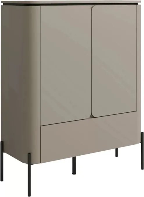 Komoda wysoka Bello 98 cm z szufladą - congo