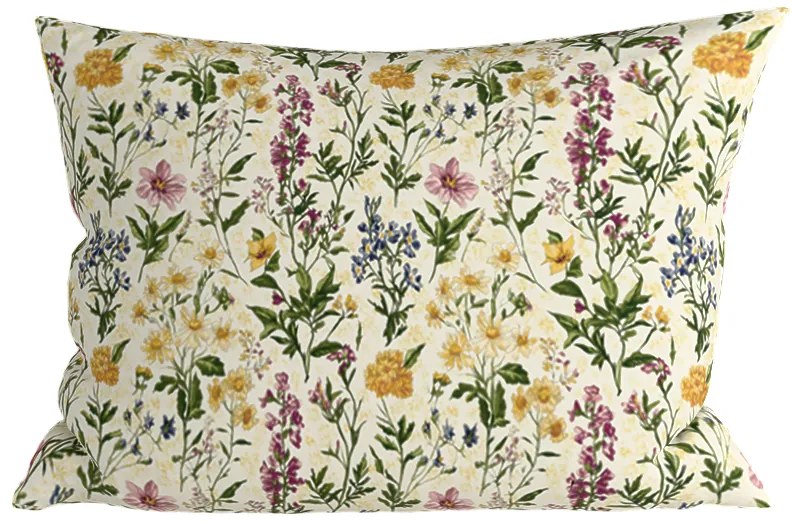 Dekoracyjna poszewka na poduszkę HERBELLE 50x70 cm, kremowa