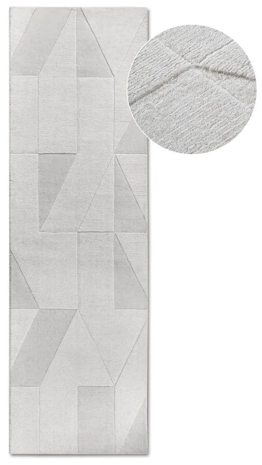 Kremowy wełniany chodnik tkany ręcznie 80x250 cm Ursule – Villeroy&amp;Boch