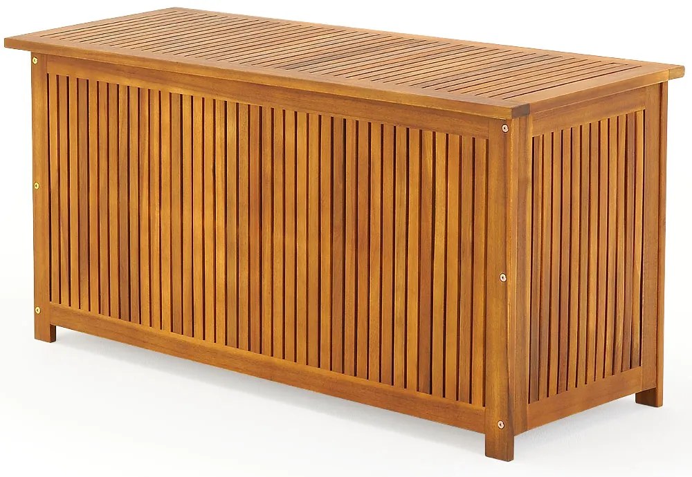 Casaria Drewniana skrzynia ACACIA, 117x50x59cm, naturalny brąz