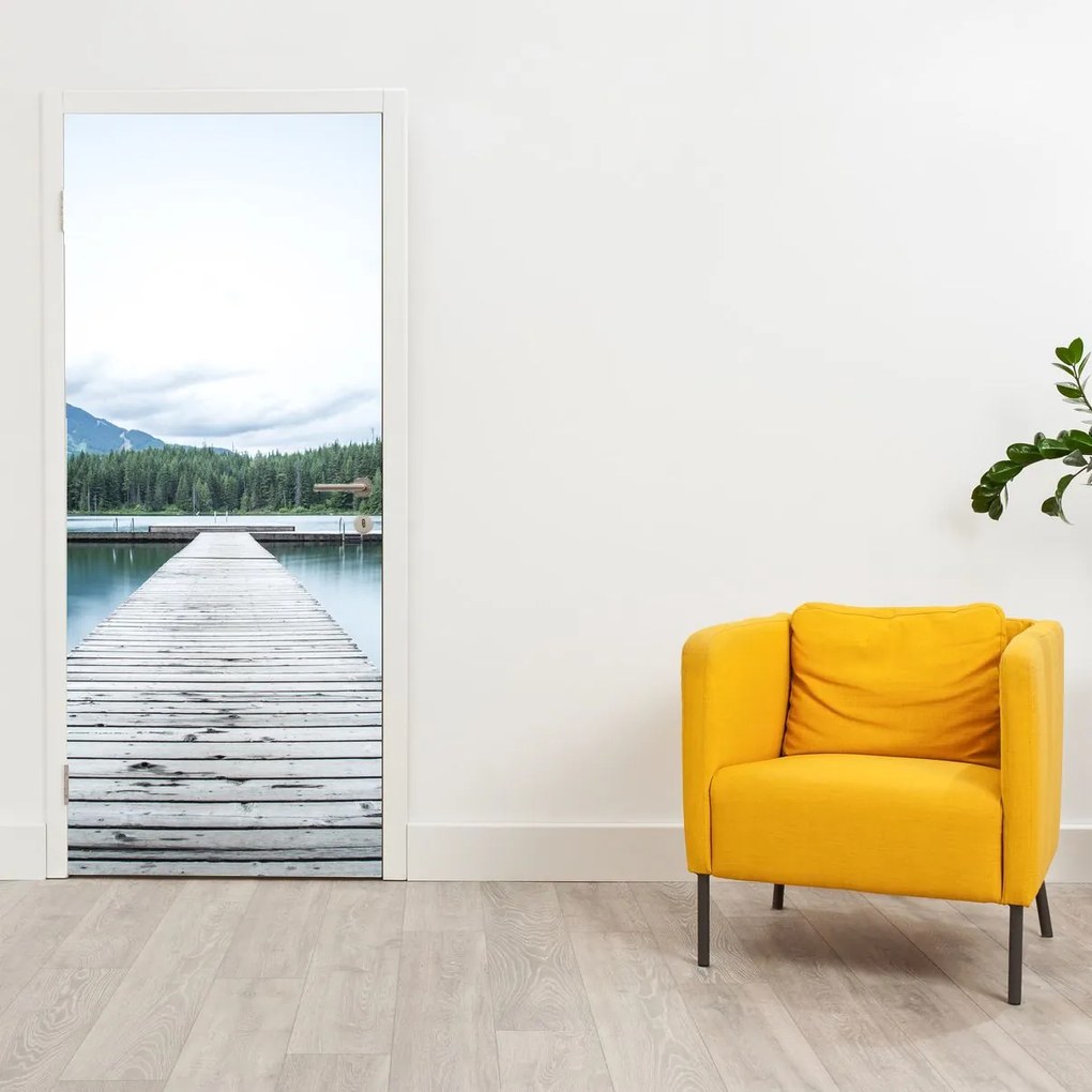Fototapeta na drzwi - Patrząc z molo (95x205cm)