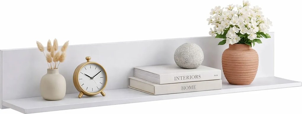 Biała minimalistyczna półka ścienna Z8-Z39