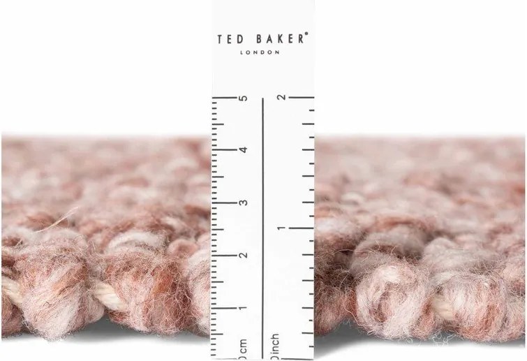 Szaroróżowy dywan z materiału bouclé tkany ręcznie 160x230 cm Notting Hill Portobello – Ted Baker