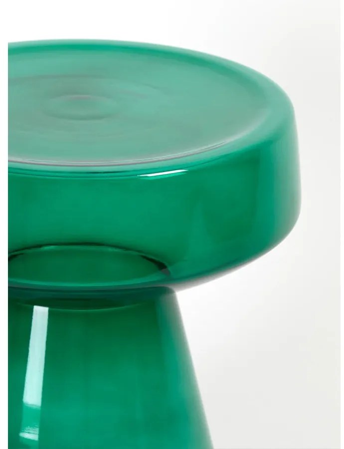 Szklany okrągły stolik ø 37 cm Dakwa – Light &amp; Living