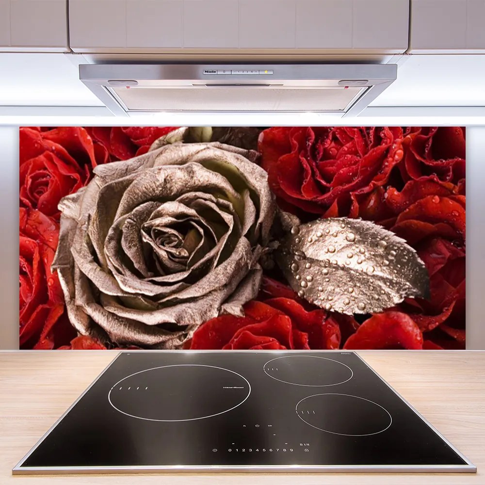 Panel Kuchenny Romantyczny Bukiet Róż