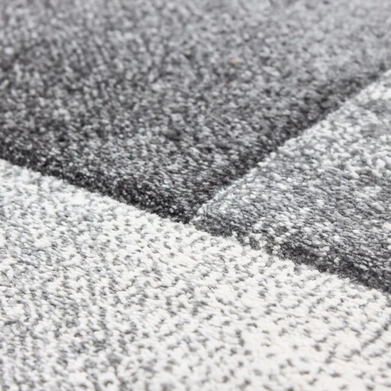 Dywan nowoczesny Hawaii Kwadraty różowo-szare 120 cm x 170 cm