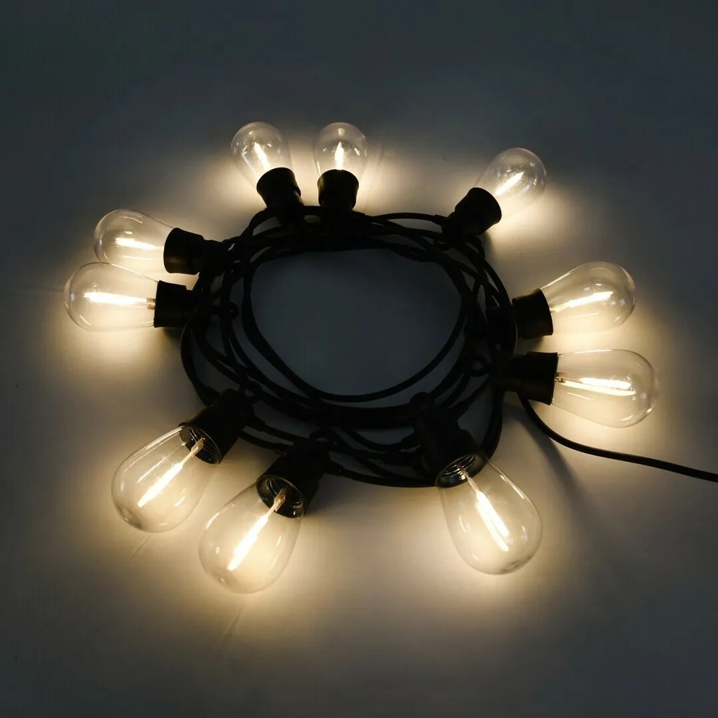 Rabalux 77165 zewnętrzny solarny łańcuch dekoracyjny LED Zirc, 3,6 W, 2700 K, 35 lm, IP44