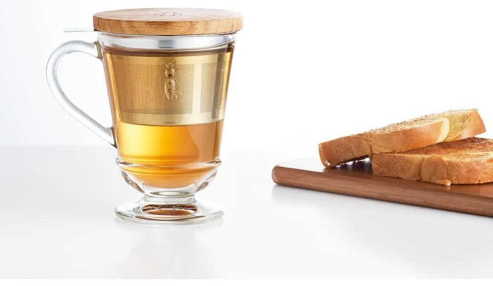 Szklany kubek z sitkiem 270 ml Abeille – La Rochére