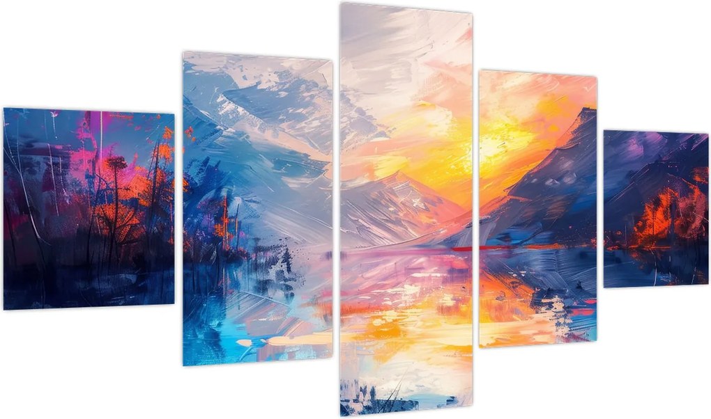 Obraz - Malarstwo krajobrazowe (125x70 cm)