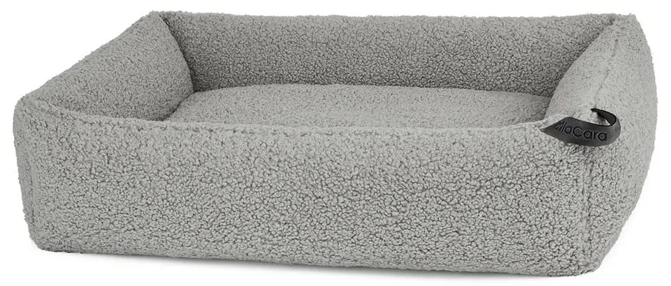 Szare legowisko dla psów z materiału bouclé 65x80 cm Senso Pebble S/M – MiaCara