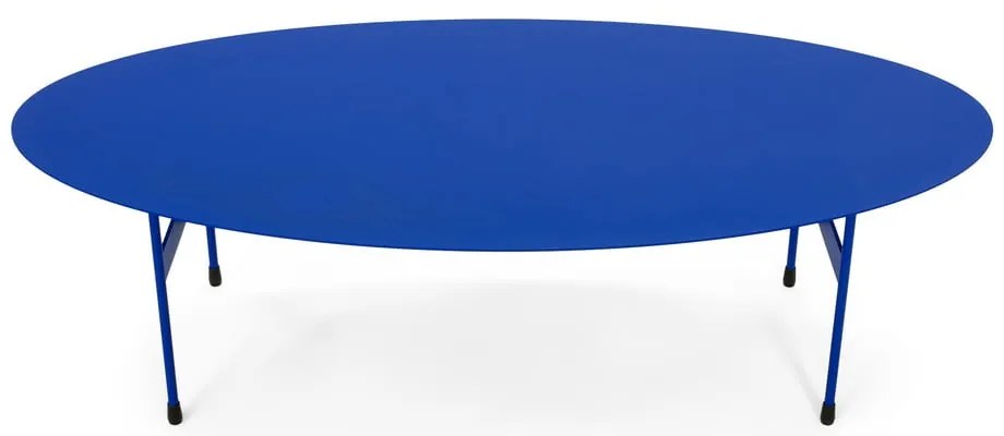 Niebieski metalowy stolik 39x120 cm Mira – Spinder Design