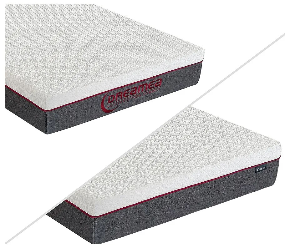 Materac relaksacyjny z pamięcią kształtu EPIONE marki Ysmée gr. 18 cm - 90x200 cm