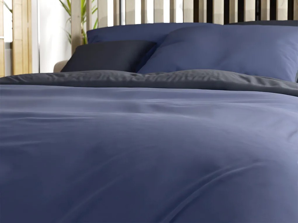 PrzytulneMieszkanie.pl PrzytulneMieszkanie.pl Bawełniana pościel MONOCHROMATIC szaro-niebieska Rozmiar pościeli: 70 x 90 cm | 140 x 200 cm