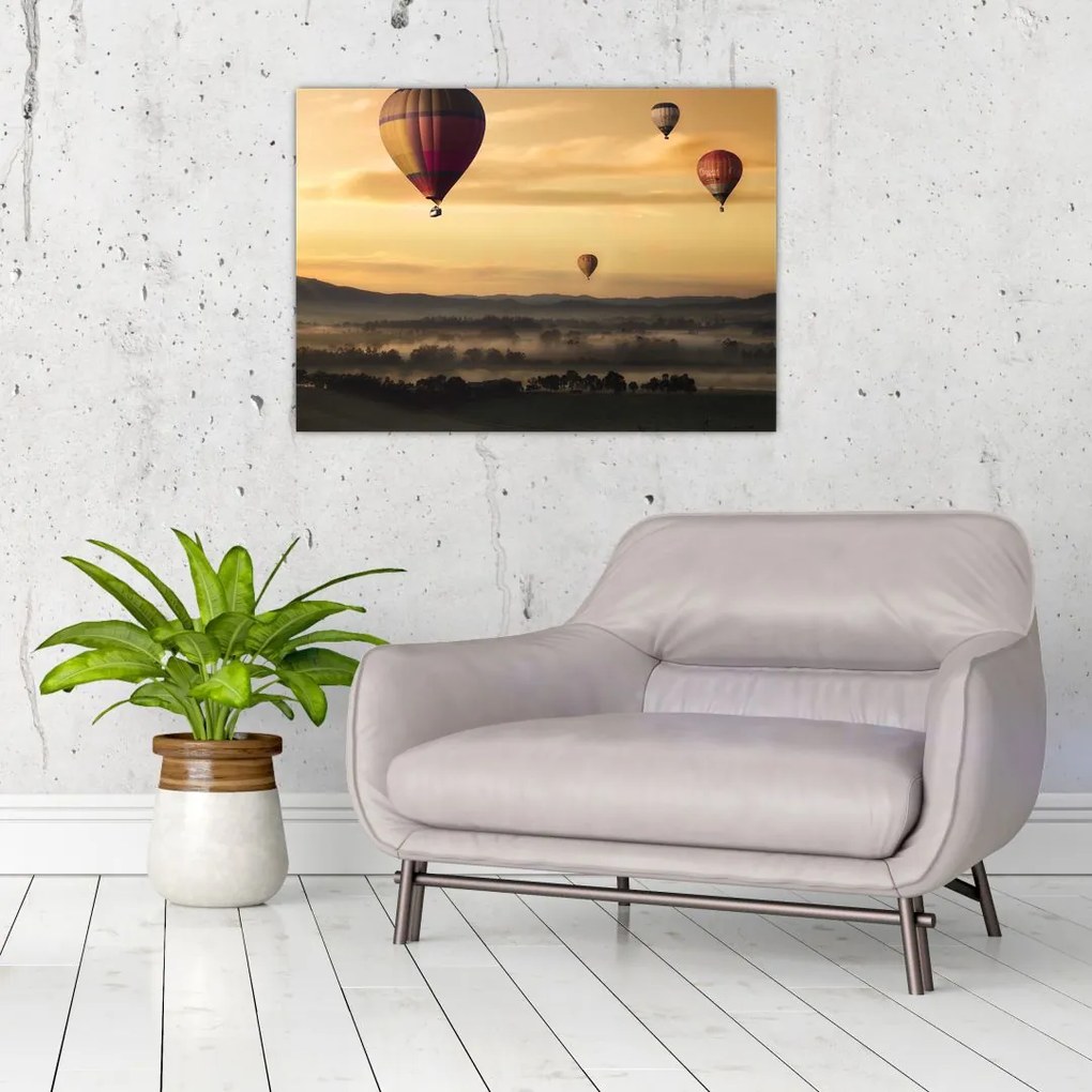 Obraz - latające balony (70x50 cm)