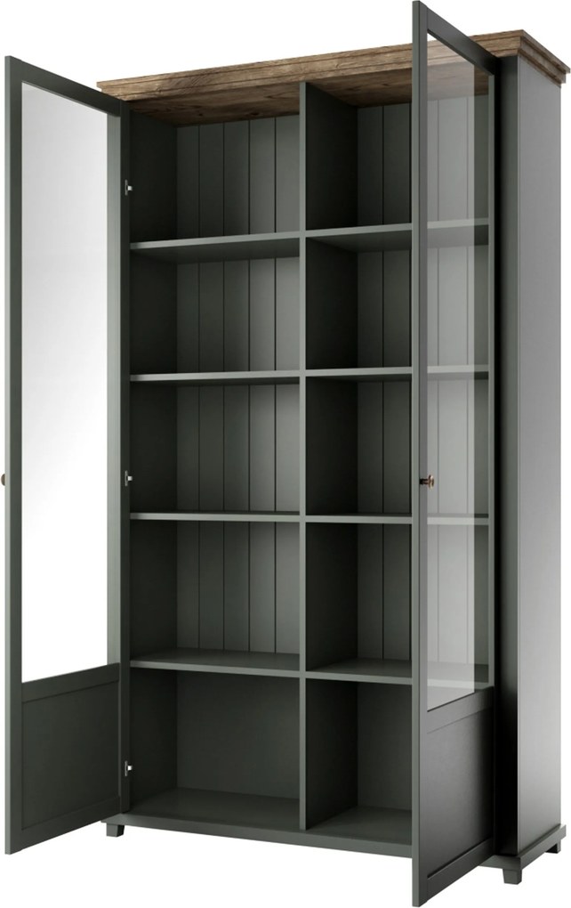 Witryna EVANDRO 200 x 126 cm stojąca