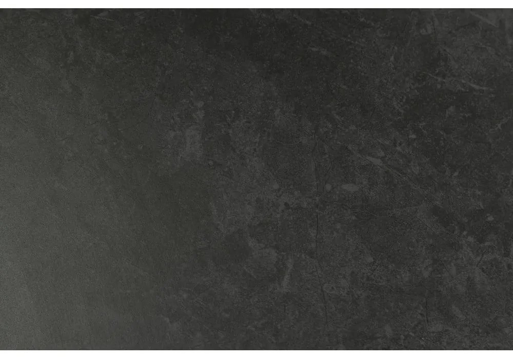 Czarny stolik z ceramicznym blatem 60x120 cm Caracas – Actona