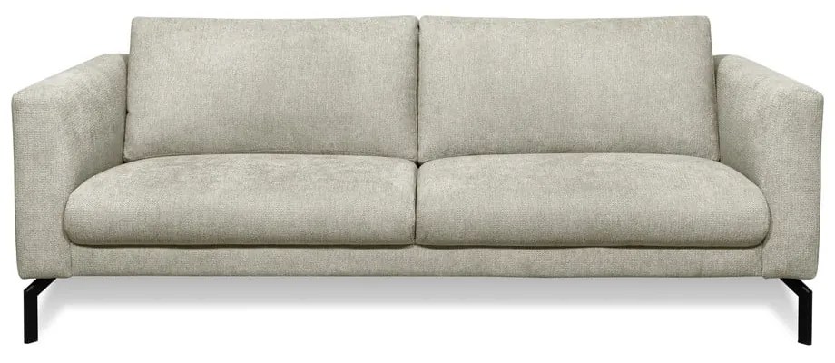 Beżowa sofa z tkaniny szenilowej 216 cm Gomero – Scandic