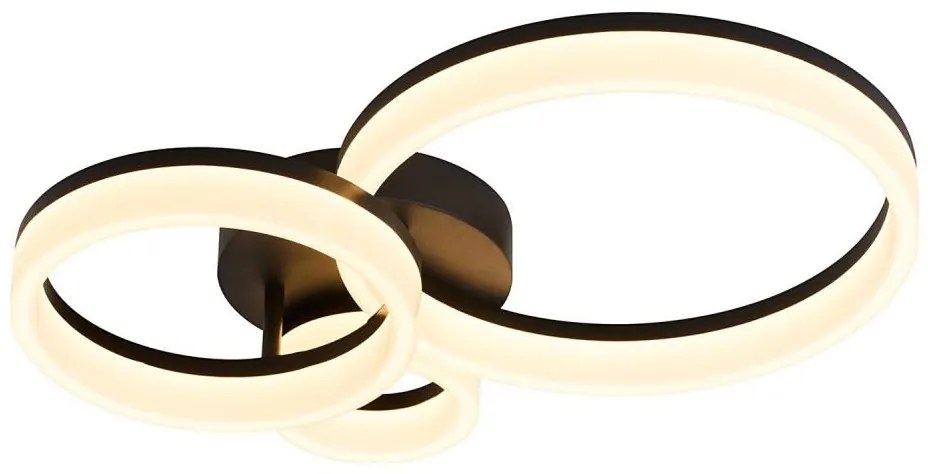 Rabalux 71385 - LED Plafon AMILIA LED/24W/230V 3000/4000/6500K czarny