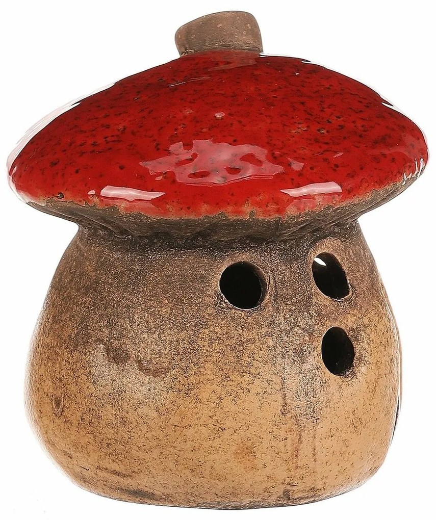 Świecznik Domek Grzyb, 1 szt., 12 x 12 x 13 cm