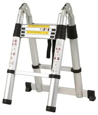 Drabina teleskopowa, 2 x 1,6 m, M