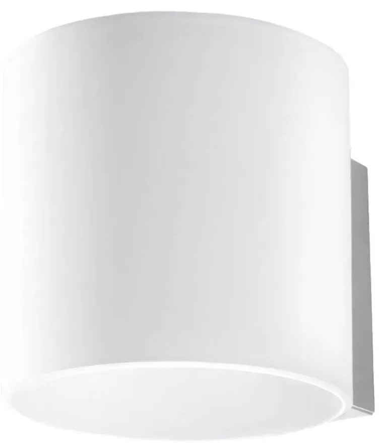 Kinkiet VICI szklany biały SOLLUX LIGHTING
